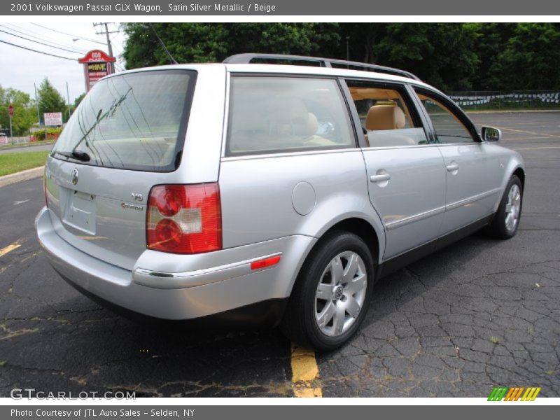 Satin Silver Metallic / Beige 2001 Volkswagen Passat GLX Wagon