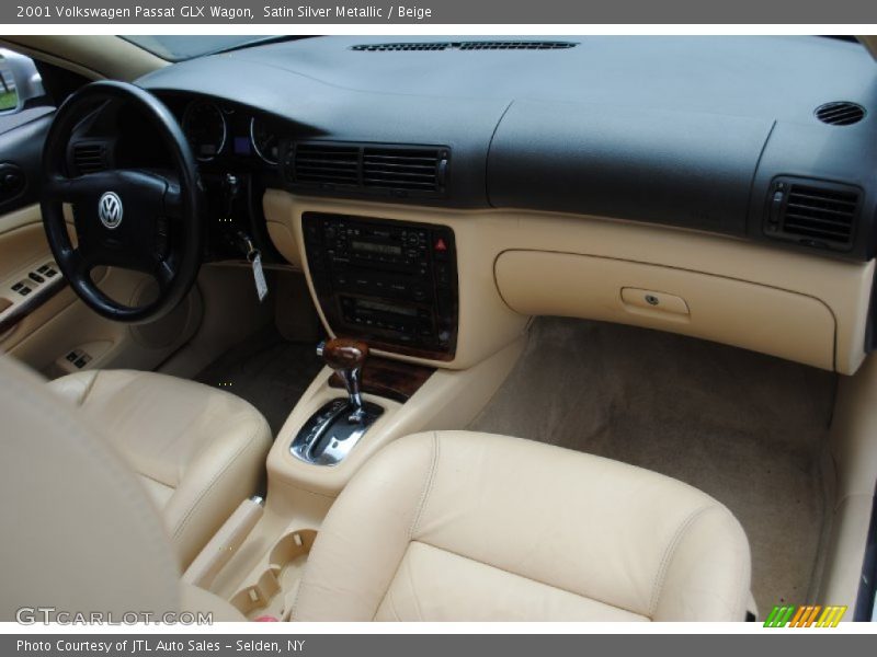 Satin Silver Metallic / Beige 2001 Volkswagen Passat GLX Wagon