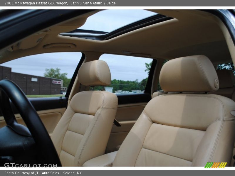 Satin Silver Metallic / Beige 2001 Volkswagen Passat GLX Wagon