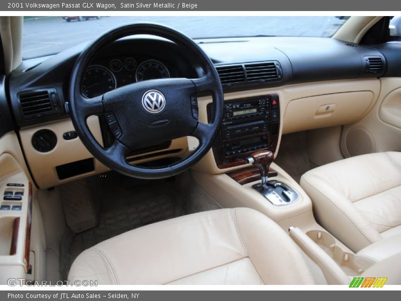  2001 Passat GLX Wagon Beige Interior