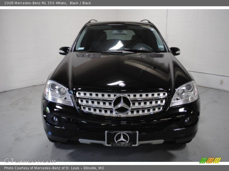Black / Black 2008 Mercedes-Benz ML 350 4Matic