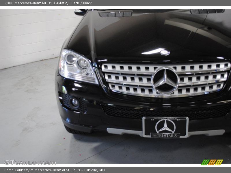 Black / Black 2008 Mercedes-Benz ML 350 4Matic