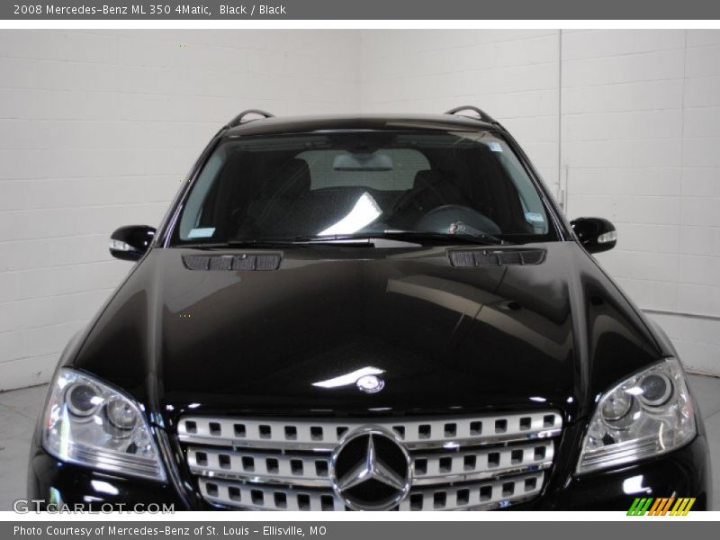 Black / Black 2008 Mercedes-Benz ML 350 4Matic