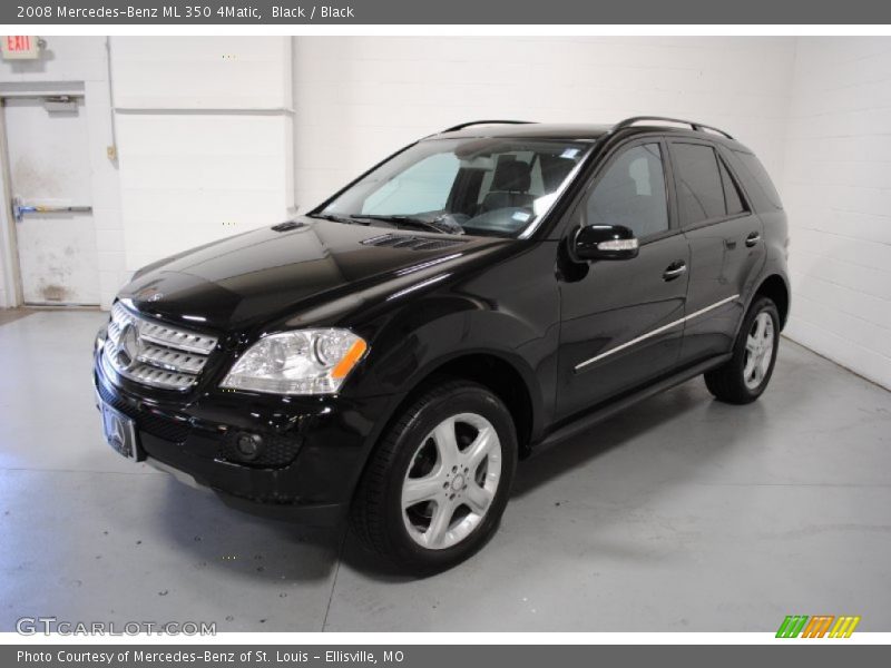 Black / Black 2008 Mercedes-Benz ML 350 4Matic