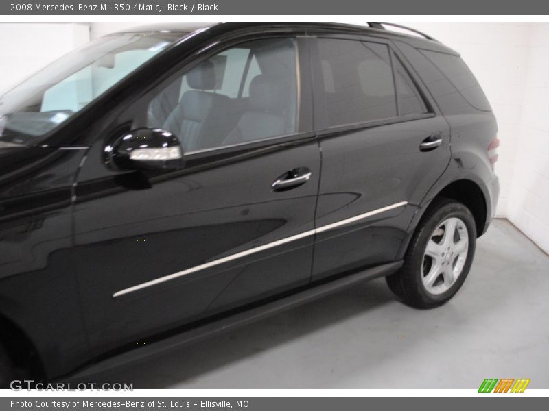Black / Black 2008 Mercedes-Benz ML 350 4Matic