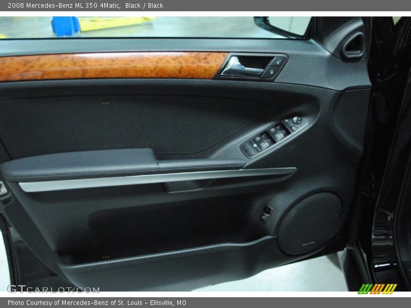 Black / Black 2008 Mercedes-Benz ML 350 4Matic