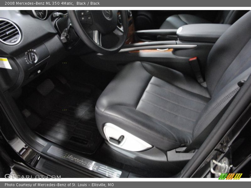 Black / Black 2008 Mercedes-Benz ML 350 4Matic