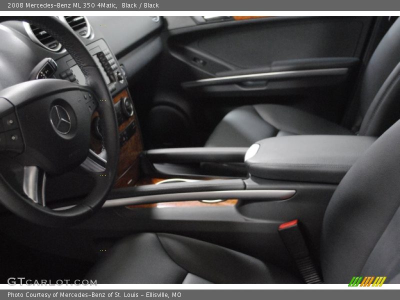 Black / Black 2008 Mercedes-Benz ML 350 4Matic