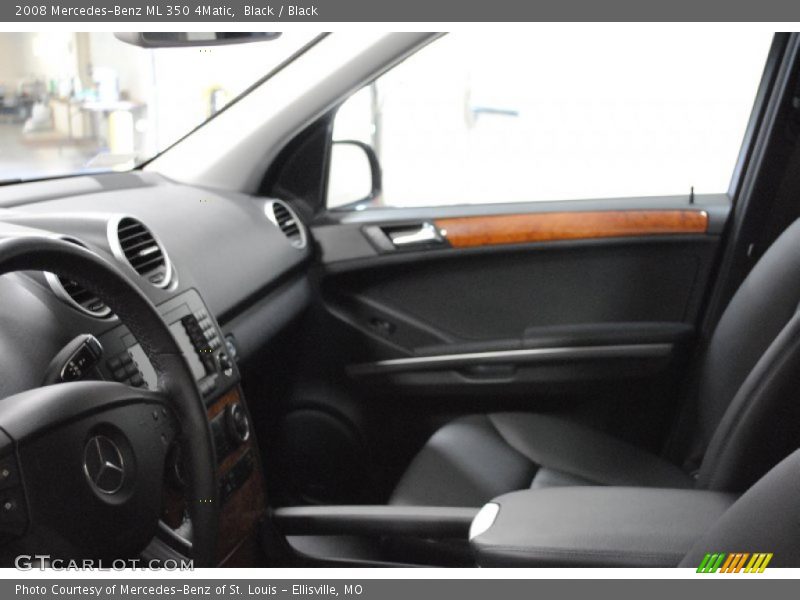 Black / Black 2008 Mercedes-Benz ML 350 4Matic