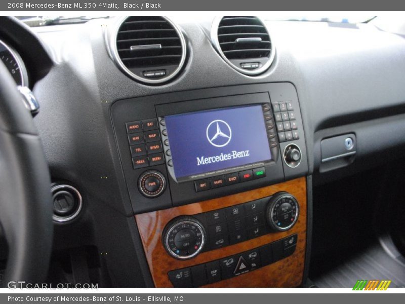 Black / Black 2008 Mercedes-Benz ML 350 4Matic