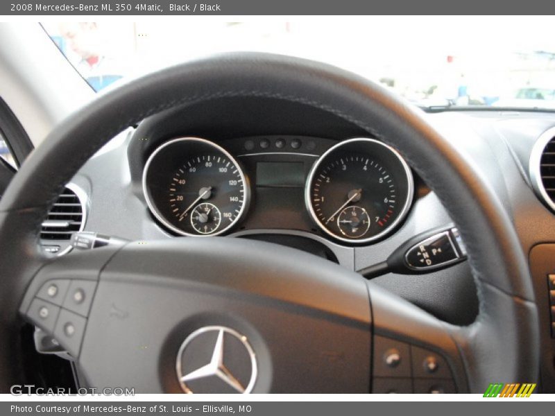 Black / Black 2008 Mercedes-Benz ML 350 4Matic