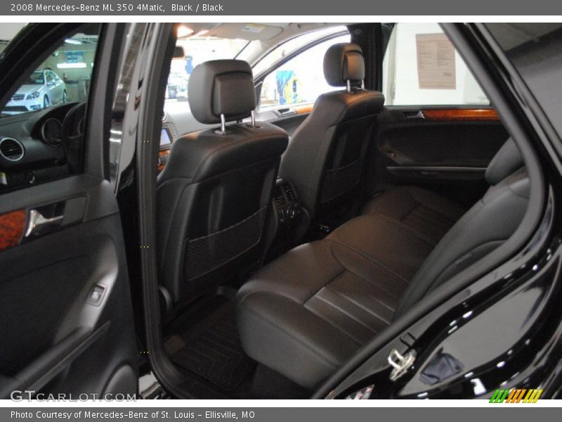 Black / Black 2008 Mercedes-Benz ML 350 4Matic