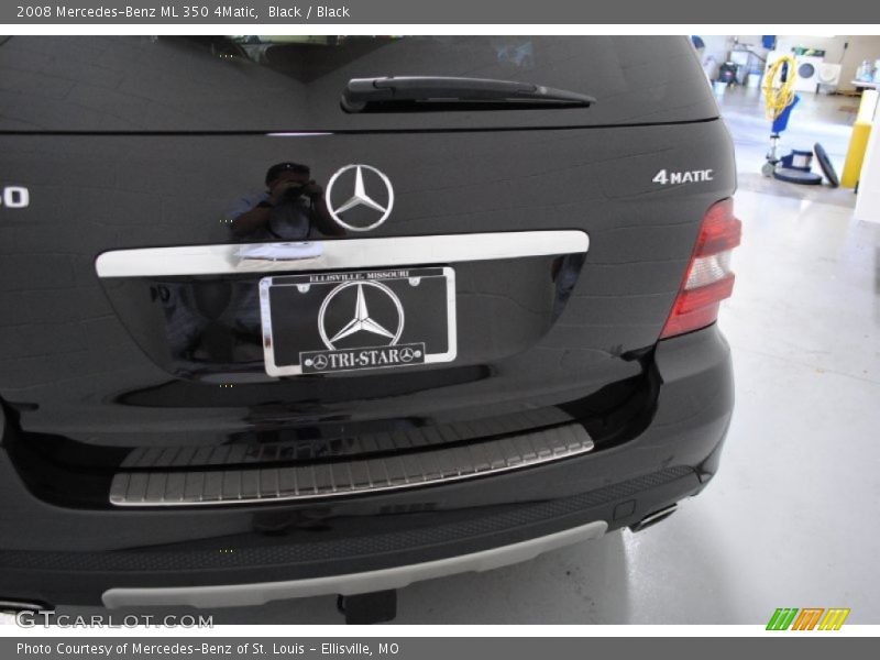 Black / Black 2008 Mercedes-Benz ML 350 4Matic
