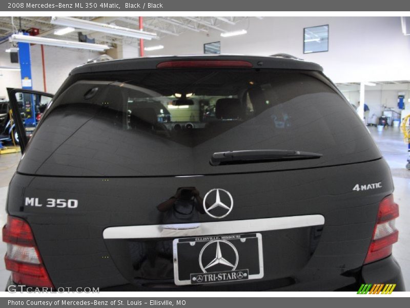 Black / Black 2008 Mercedes-Benz ML 350 4Matic