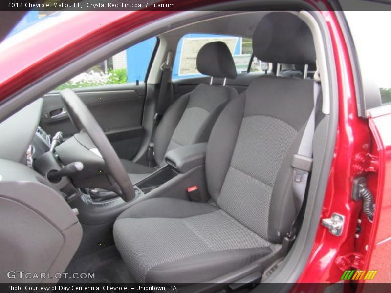 Crystal Red Tintcoat / Titanium 2012 Chevrolet Malibu LT