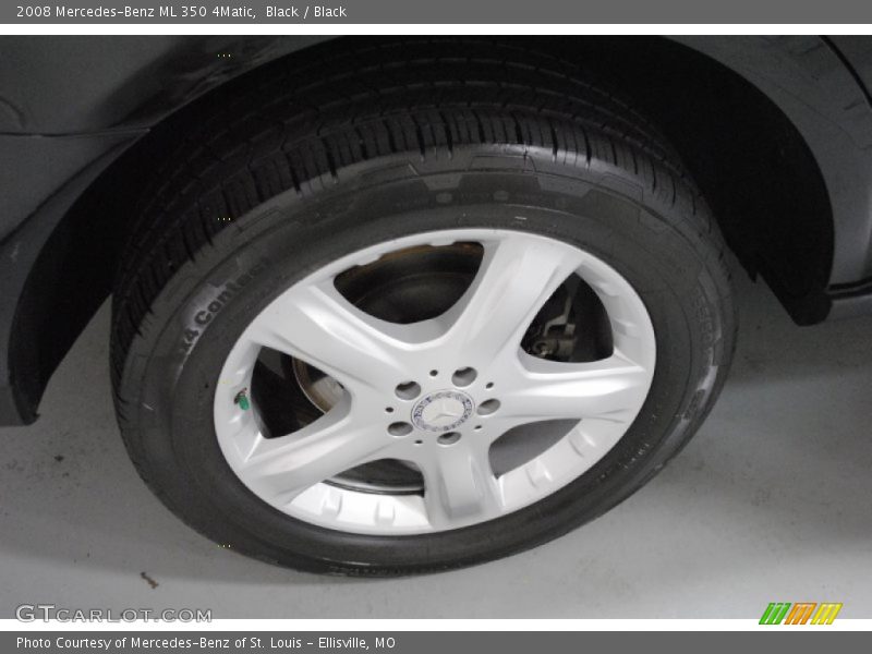 Black / Black 2008 Mercedes-Benz ML 350 4Matic