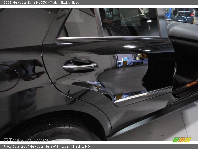 Black / Black 2008 Mercedes-Benz ML 350 4Matic