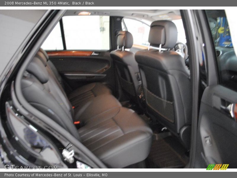 Black / Black 2008 Mercedes-Benz ML 350 4Matic
