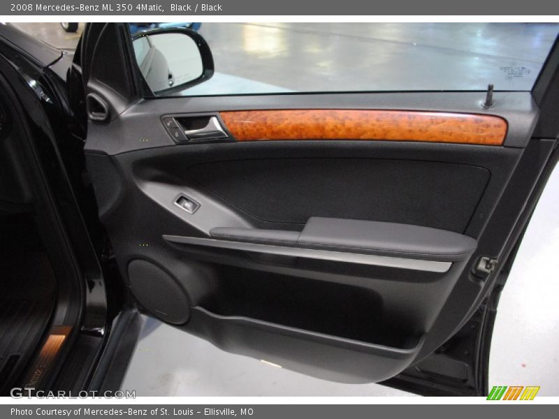 Black / Black 2008 Mercedes-Benz ML 350 4Matic