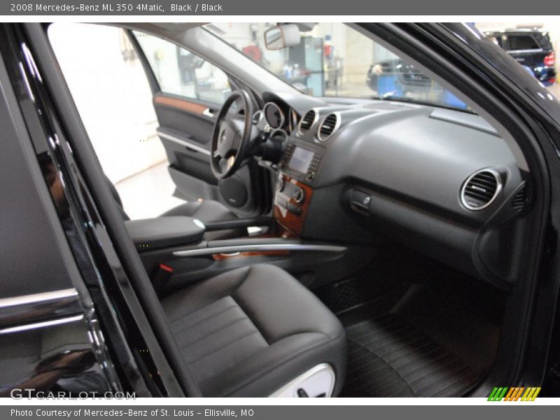 Black / Black 2008 Mercedes-Benz ML 350 4Matic