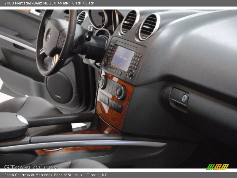 Black / Black 2008 Mercedes-Benz ML 350 4Matic