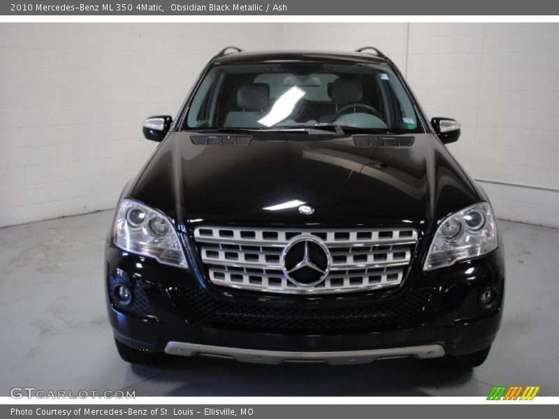 Obsidian Black Metallic / Ash 2010 Mercedes-Benz ML 350 4Matic