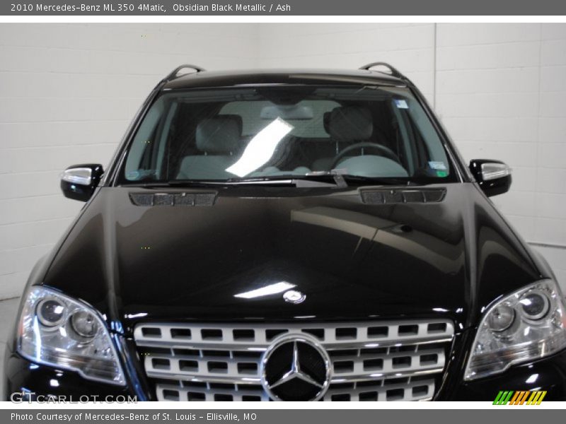 Obsidian Black Metallic / Ash 2010 Mercedes-Benz ML 350 4Matic