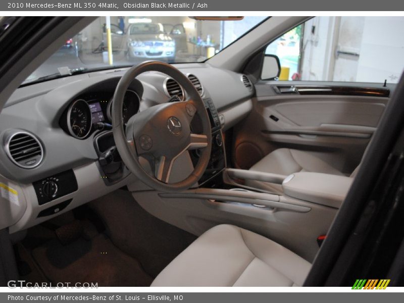 Obsidian Black Metallic / Ash 2010 Mercedes-Benz ML 350 4Matic