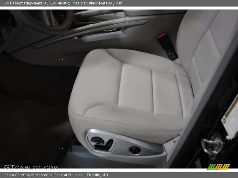 Obsidian Black Metallic / Ash 2010 Mercedes-Benz ML 350 4Matic