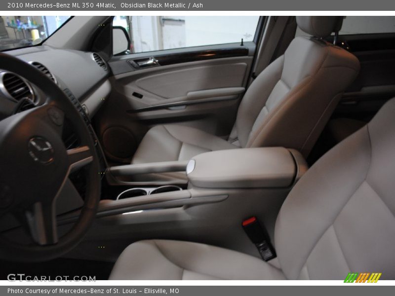 Obsidian Black Metallic / Ash 2010 Mercedes-Benz ML 350 4Matic