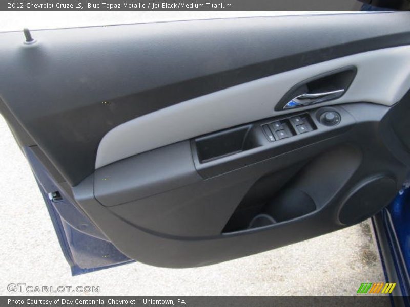 Blue Topaz Metallic / Jet Black/Medium Titanium 2012 Chevrolet Cruze LS