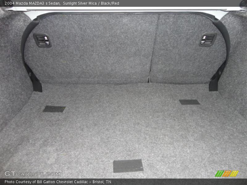 Sunlight Silver Mica / Black/Red 2004 Mazda MAZDA3 s Sedan