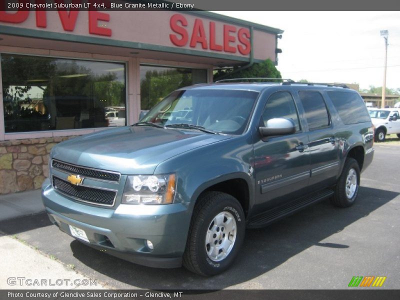 Blue Granite Metallic / Ebony 2009 Chevrolet Suburban LT 4x4