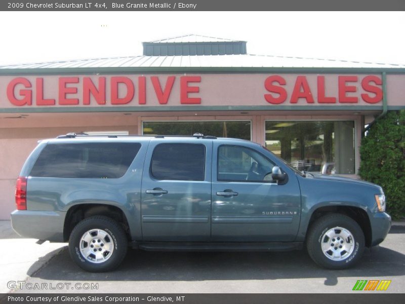 Blue Granite Metallic / Ebony 2009 Chevrolet Suburban LT 4x4