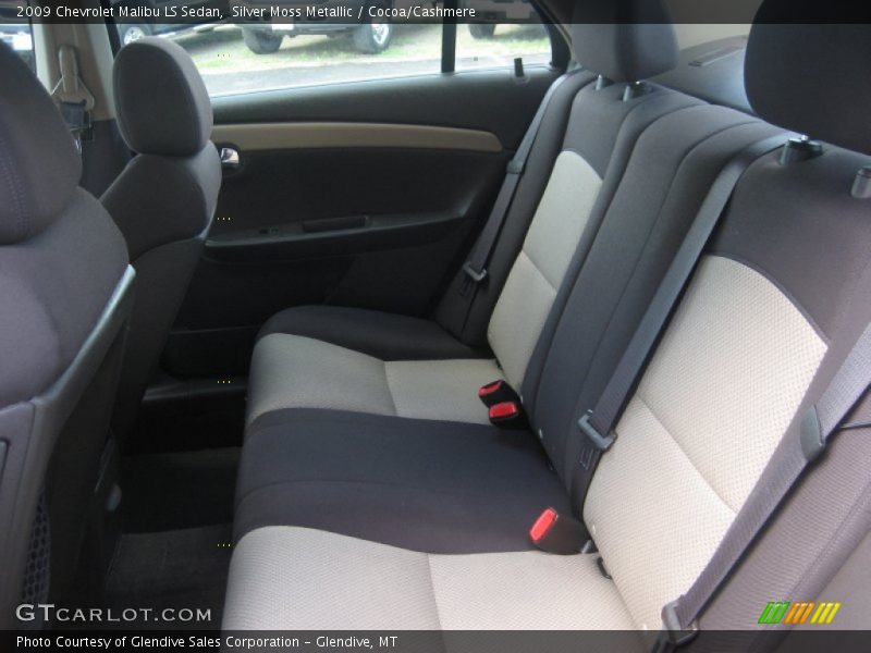 Silver Moss Metallic / Cocoa/Cashmere 2009 Chevrolet Malibu LS Sedan