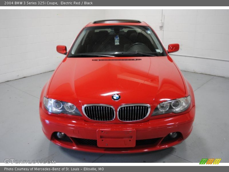 Electric Red / Black 2004 BMW 3 Series 325i Coupe