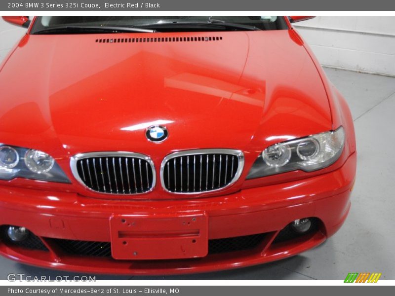 Electric Red / Black 2004 BMW 3 Series 325i Coupe
