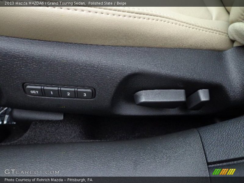 Polished Slate / Beige 2013 Mazda MAZDA6 i Grand Touring Sedan