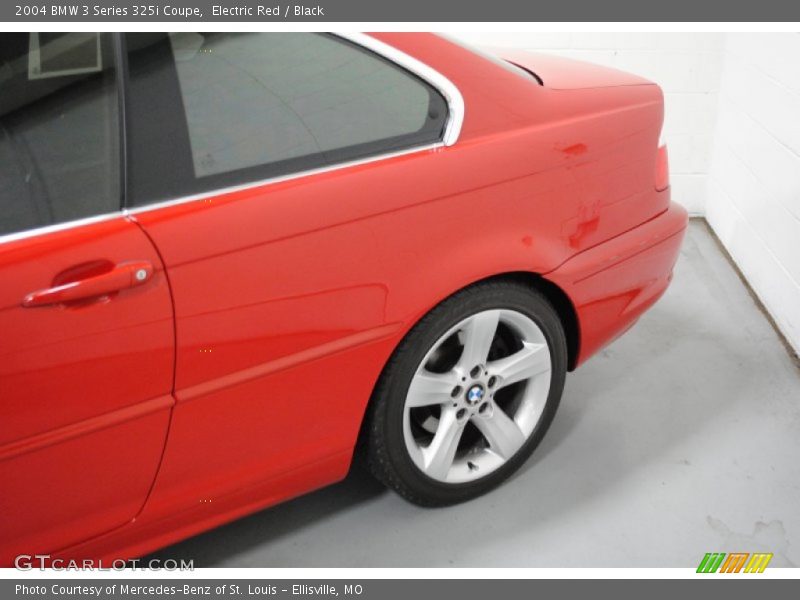 Electric Red / Black 2004 BMW 3 Series 325i Coupe