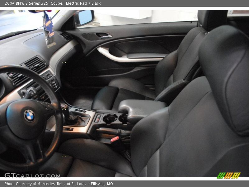 Electric Red / Black 2004 BMW 3 Series 325i Coupe