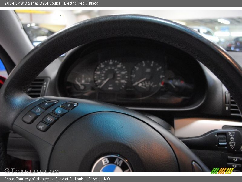 Electric Red / Black 2004 BMW 3 Series 325i Coupe