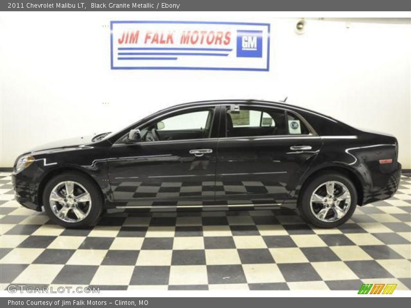 Black Granite Metallic / Ebony 2011 Chevrolet Malibu LT