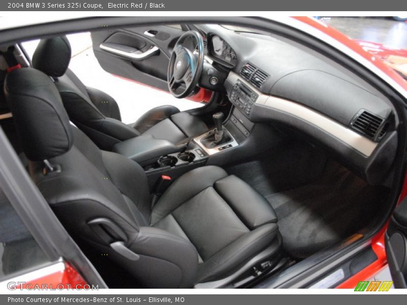 Electric Red / Black 2004 BMW 3 Series 325i Coupe