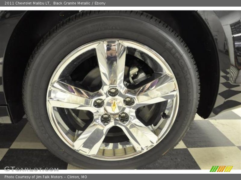 Black Granite Metallic / Ebony 2011 Chevrolet Malibu LT