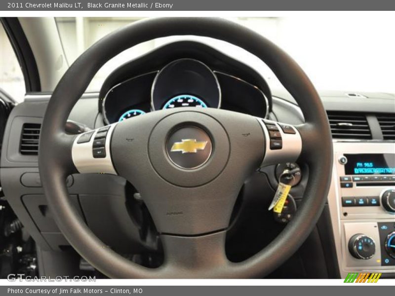 Black Granite Metallic / Ebony 2011 Chevrolet Malibu LT