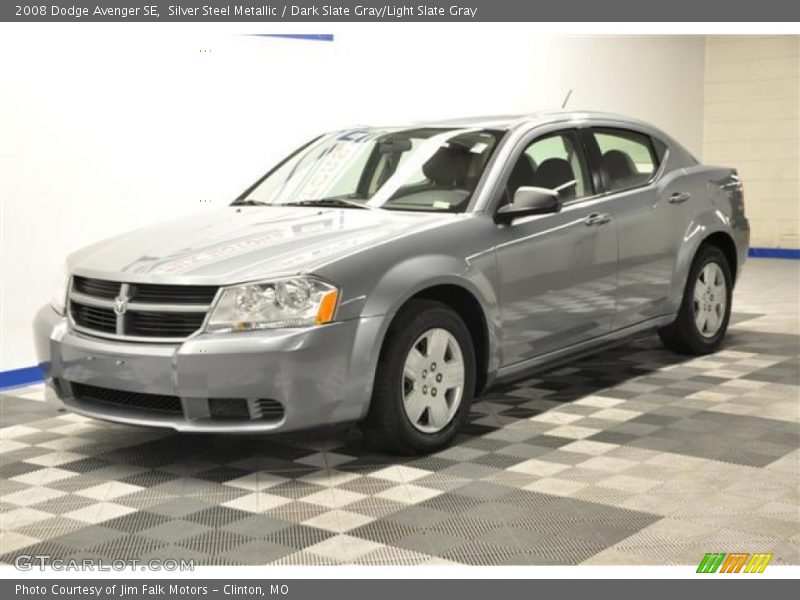 Silver Steel Metallic / Dark Slate Gray/Light Slate Gray 2008 Dodge Avenger SE