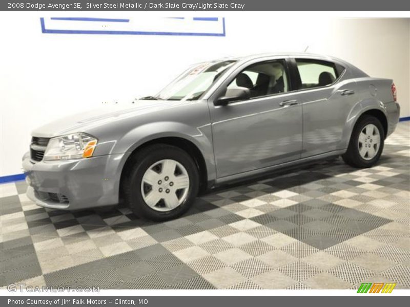 Silver Steel Metallic / Dark Slate Gray/Light Slate Gray 2008 Dodge Avenger SE