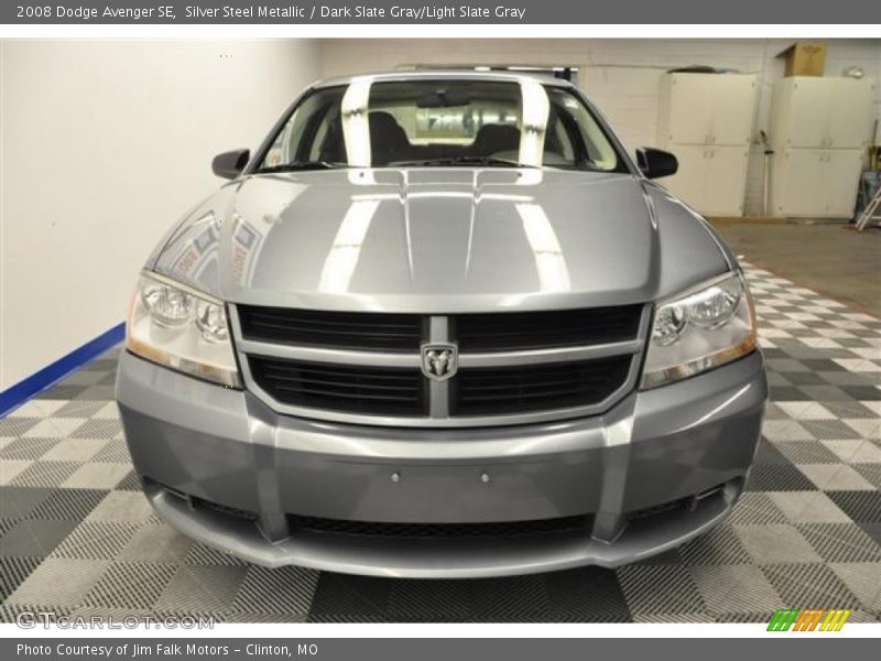 Silver Steel Metallic / Dark Slate Gray/Light Slate Gray 2008 Dodge Avenger SE