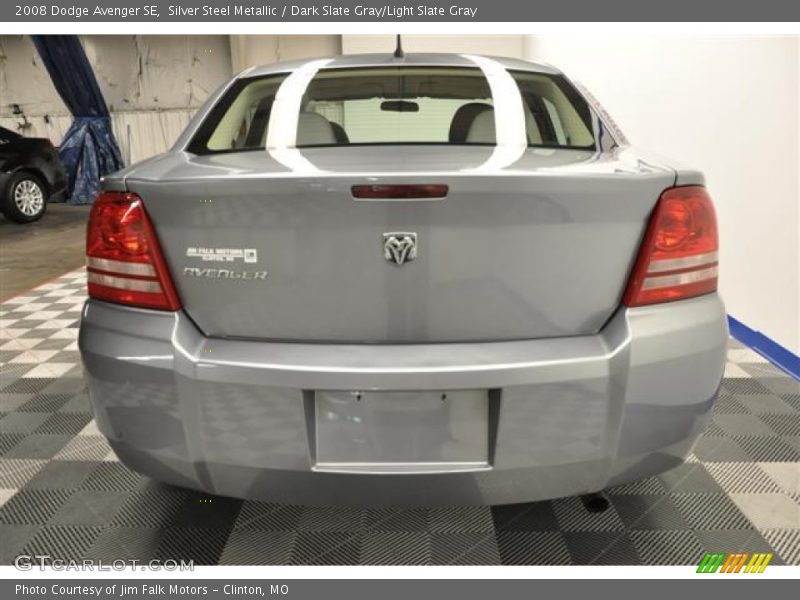 Silver Steel Metallic / Dark Slate Gray/Light Slate Gray 2008 Dodge Avenger SE