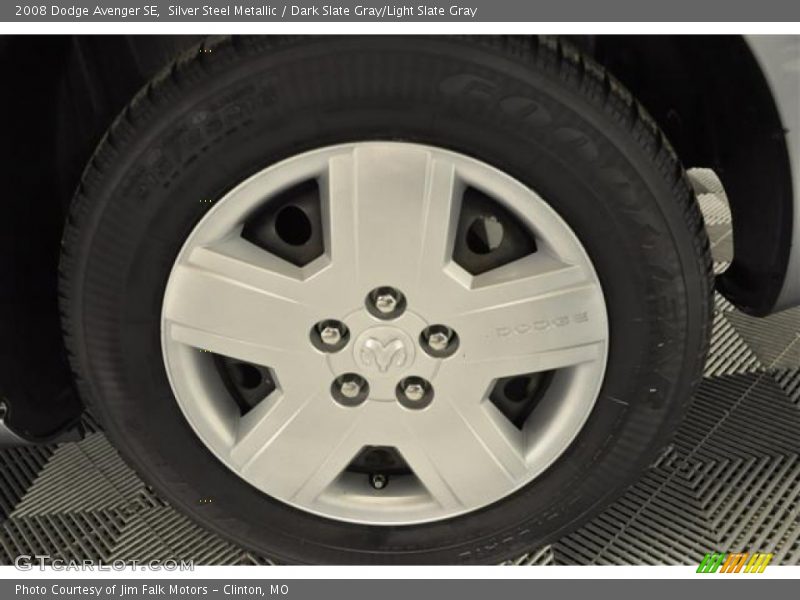 Silver Steel Metallic / Dark Slate Gray/Light Slate Gray 2008 Dodge Avenger SE